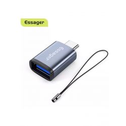 Adaptateur USB Type-C Male vers USB Femelle Essager