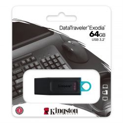 Cle USB 3.2 Kingston DataTravelever Exodia 64Go